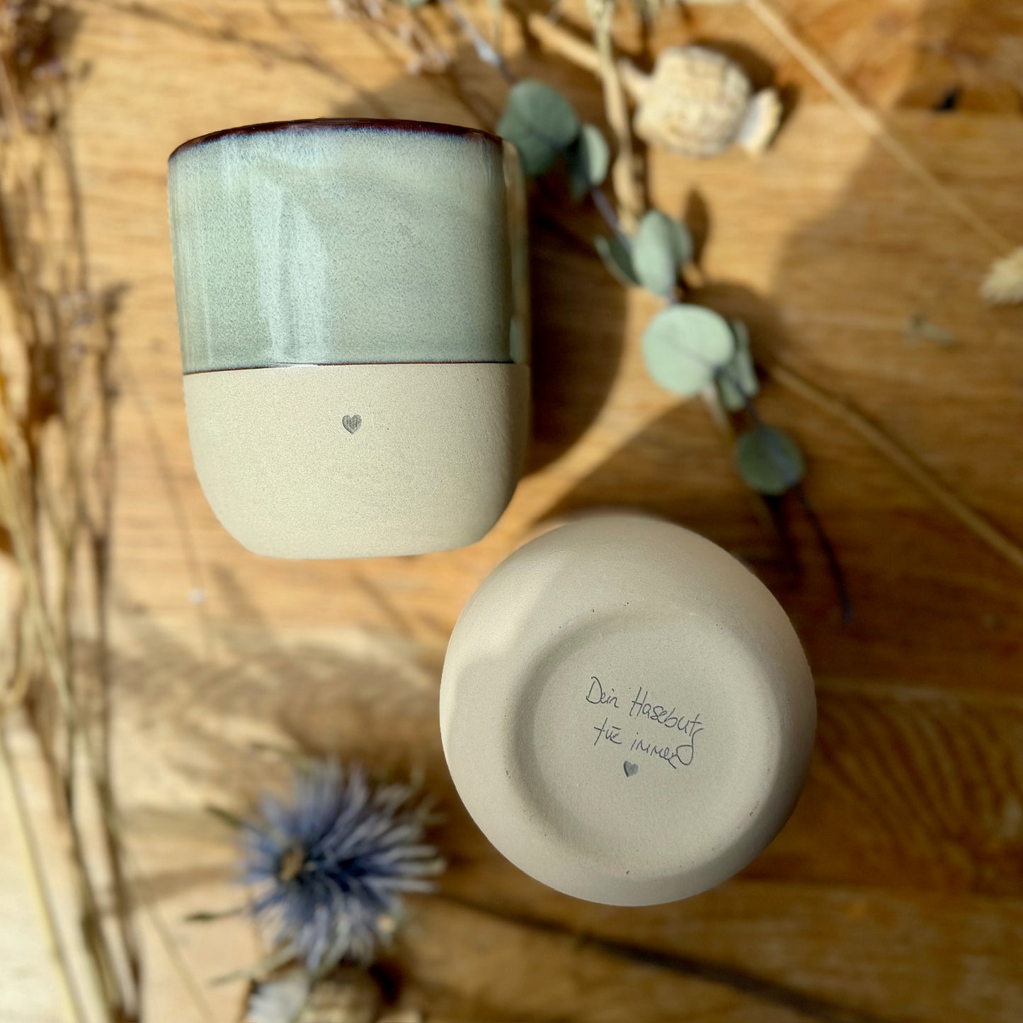 Becher - DIY Handschrift