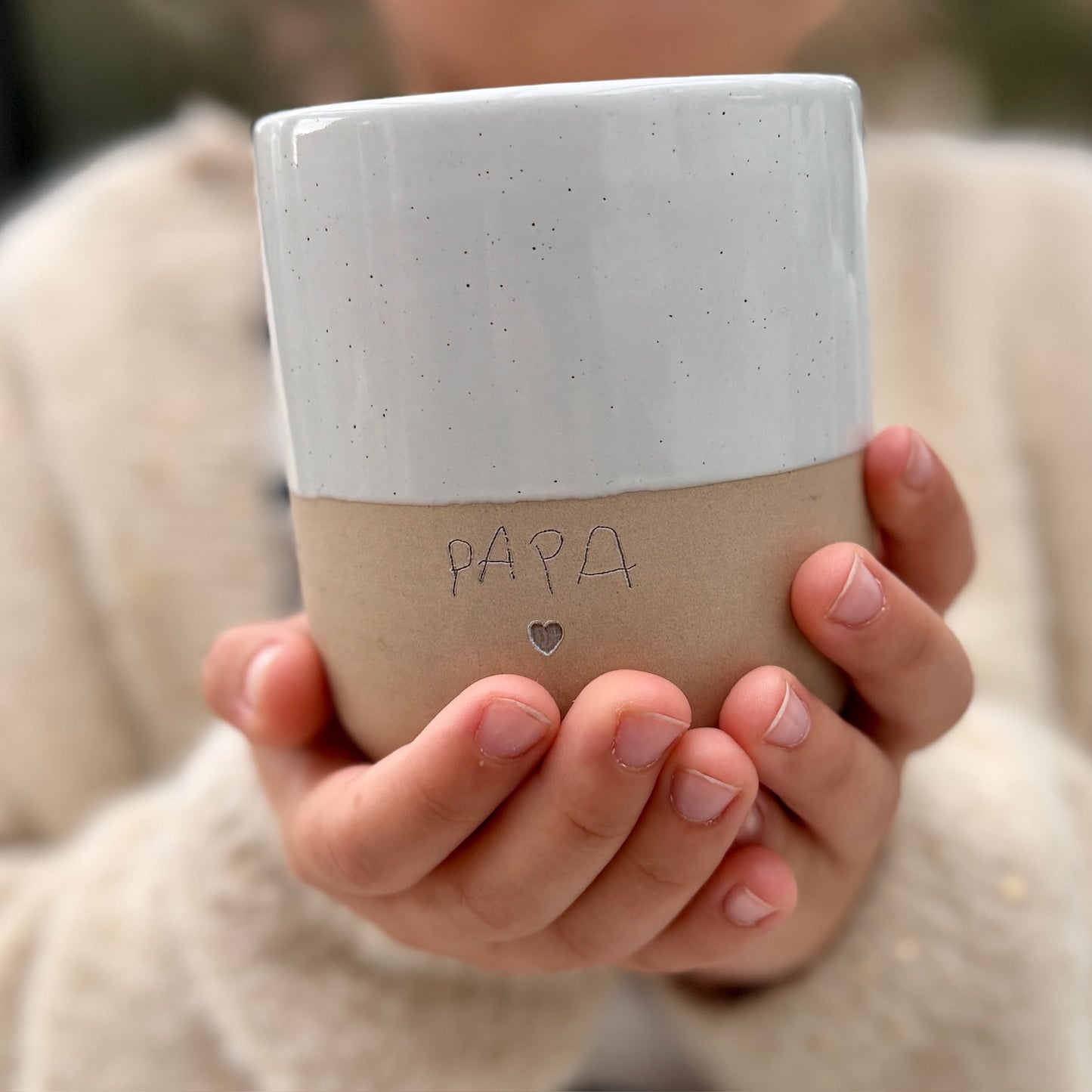 Becher - DIY Kinderhandschrift