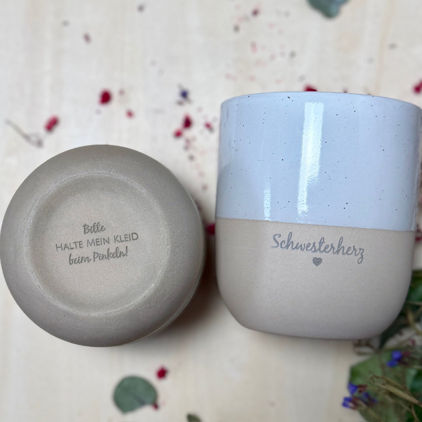 Becher - Trauzeugin fragen personalisiert