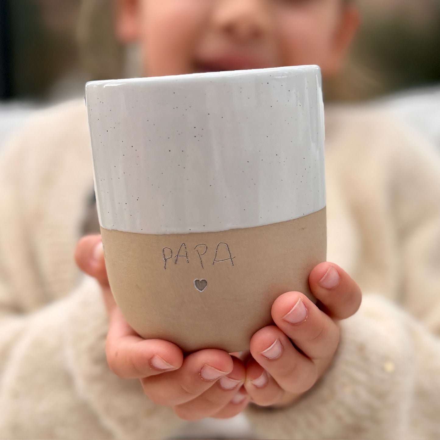 Becher - DIY Kinderhandschrift