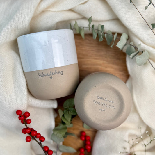 Becher - Trauzeugin fragen