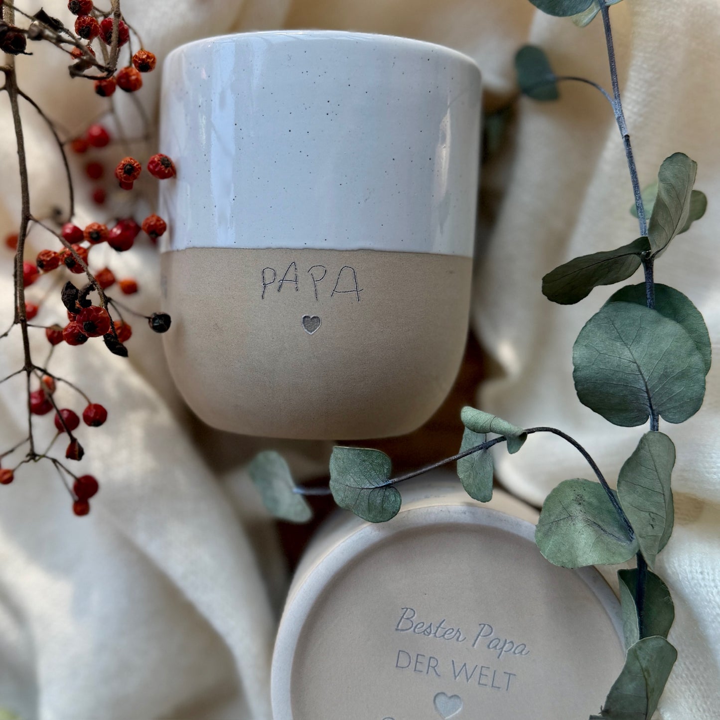 DIY Kinderhandschrift Becher