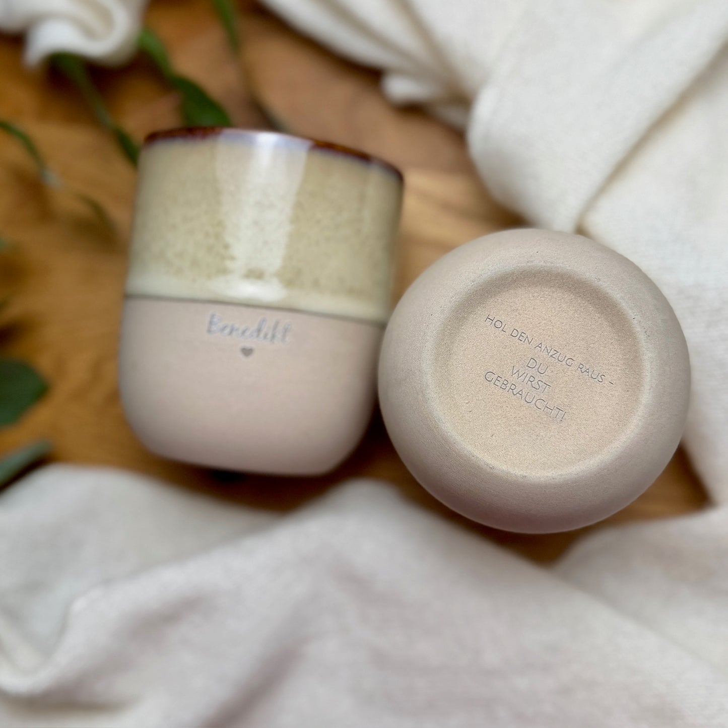 Becher - Trauzeugin fragen