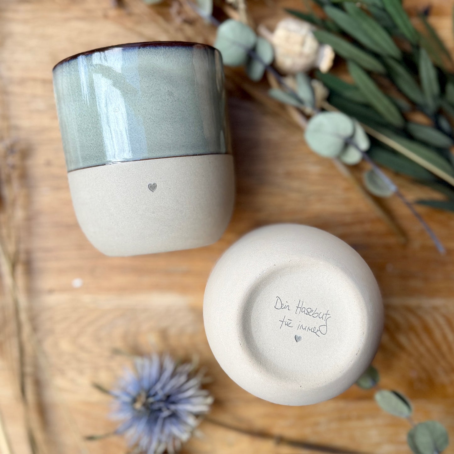 Becher - DIY Handschrift
